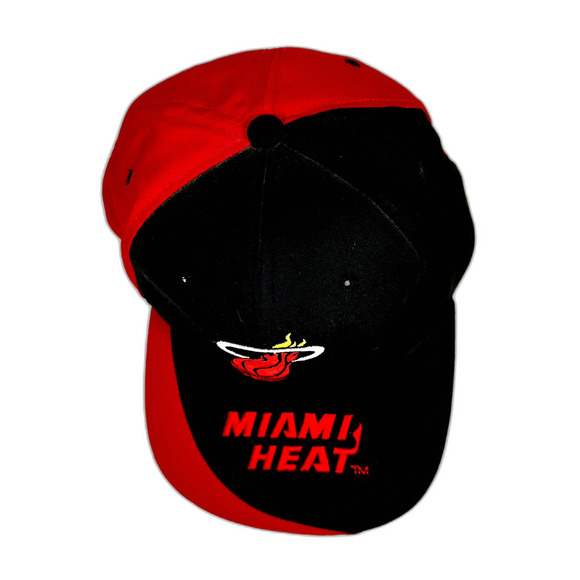 VTG 90’s Miami Heat NBA Basketball Hat Cap Embroidered Logo Snapback Inko - Picture 2 of 6